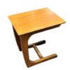 Wooden C-Shape Laptop Table