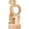 Wooden Musician Sculpture