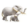 Elephant Family Figurine