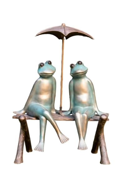 Frog Couple Garden Statue