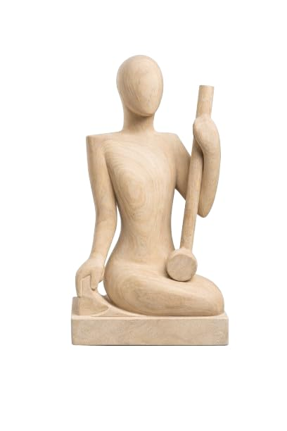 Version 1.0.0 Seated Sandstone Sculpture
