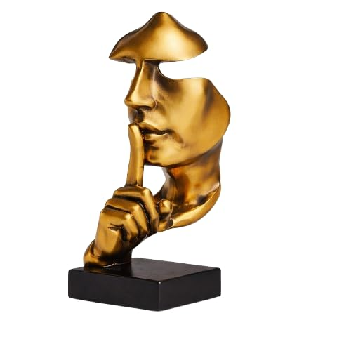 Silence Face Sculpture