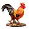 Rooster Resin Figurine