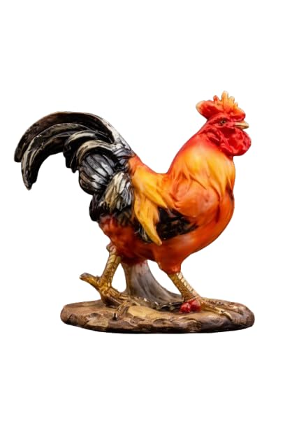 Rooster Resin Figurine