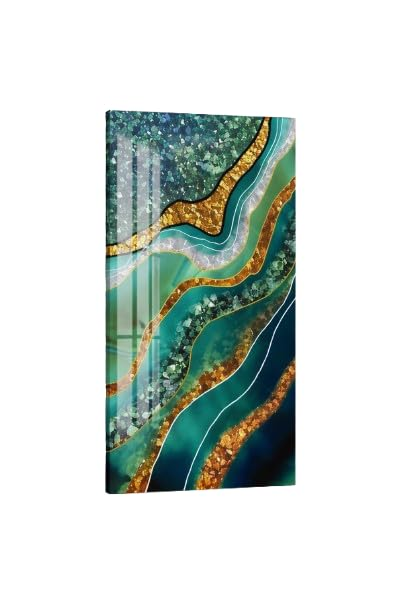 Feather Glass Wall Art