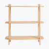3-Tier Wooden Wall Shelf 46x20