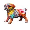Colourful Pug Sculpture