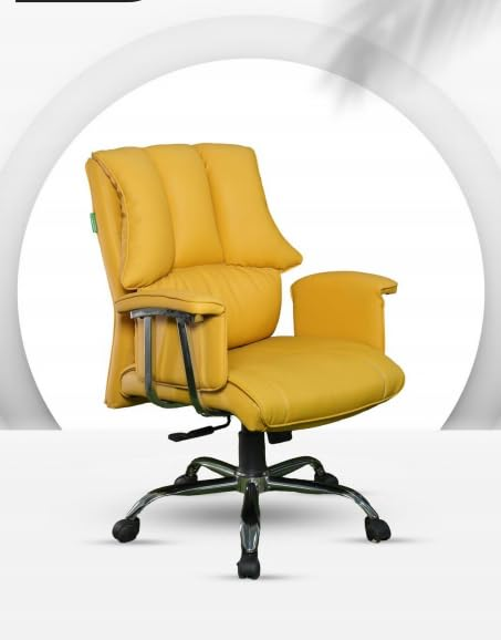 Yellow Mid-Back Office Chair