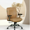 Tan Leatherette Office Chair