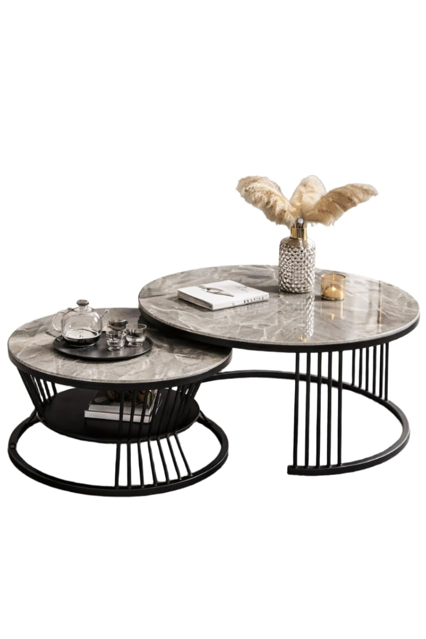 Round Nesting Side Tables
