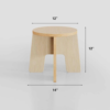 Adjustable PU Leather Stool