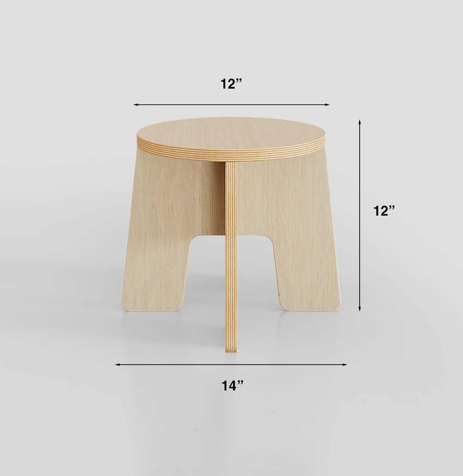 Adjustable PU Leather Stool