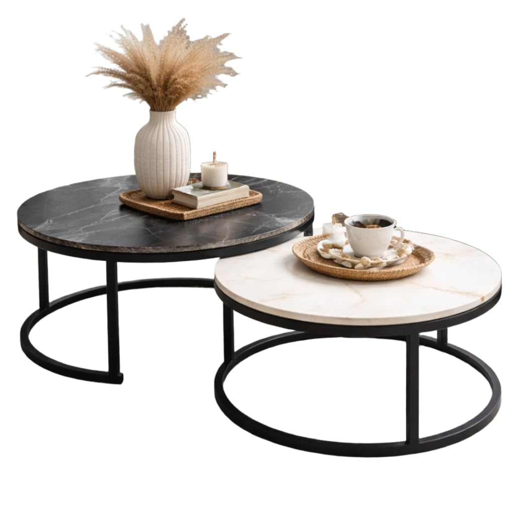 Marble Top Nesting Tables
