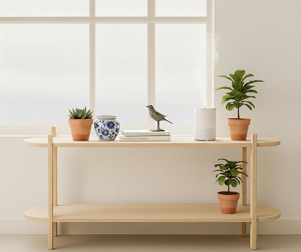 3-Tier Wooden Wall Shelf 31x33