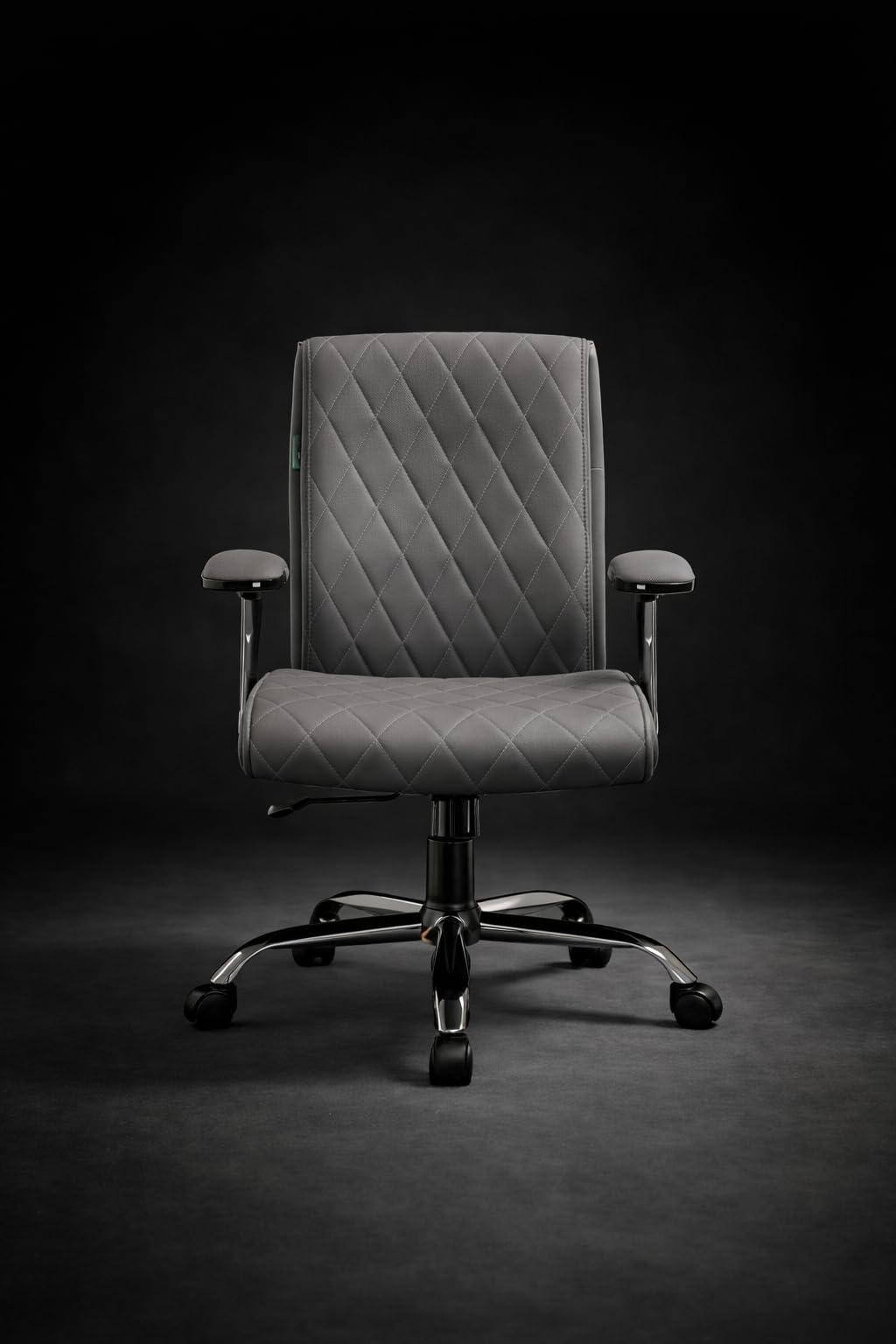 Grey Mid-Back Office Chair