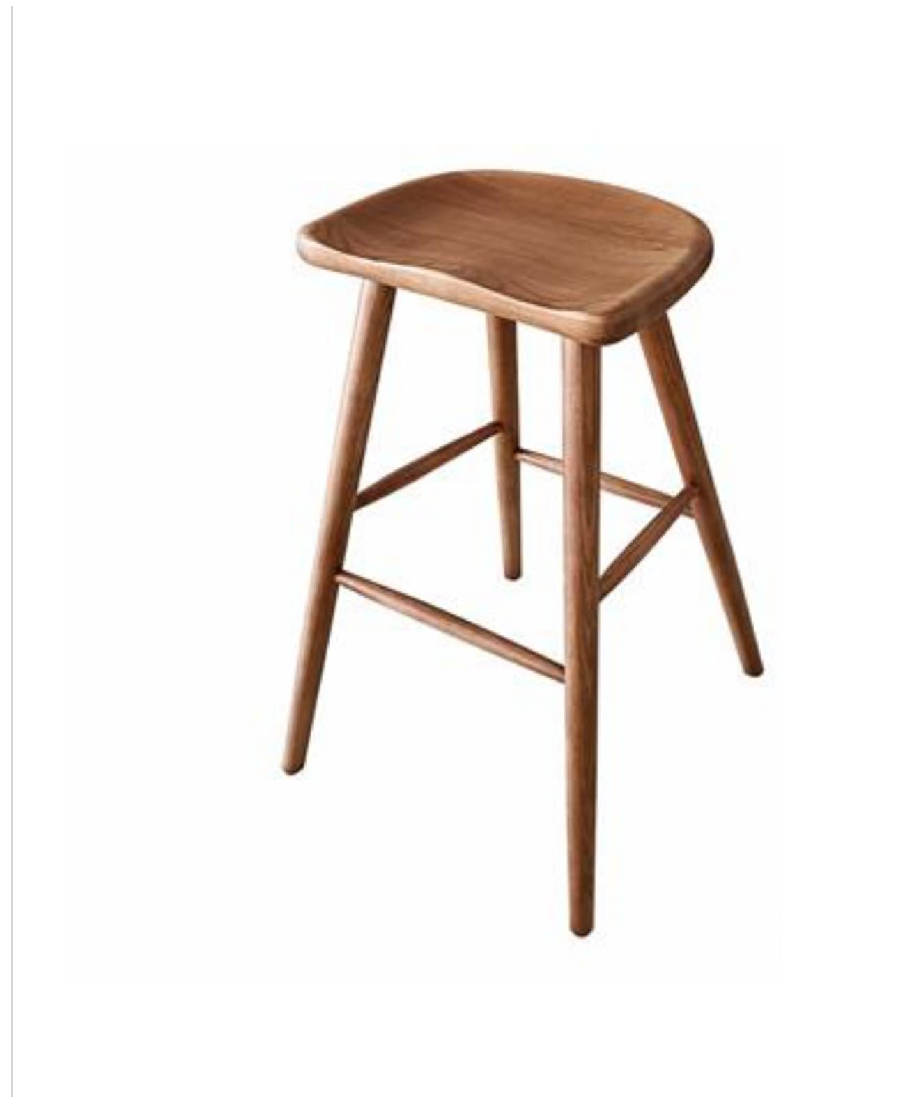 Rustic Wooden Bar Stool
