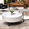 Round Coffee Table with Storage