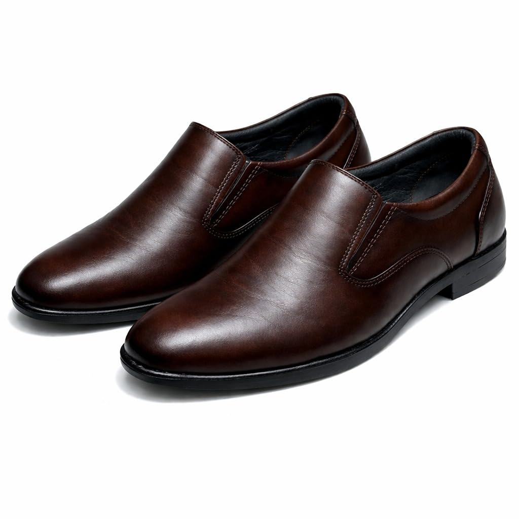 Brown Slip-On Shoes Size 8