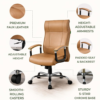 Tan Ergonomic Office Chair