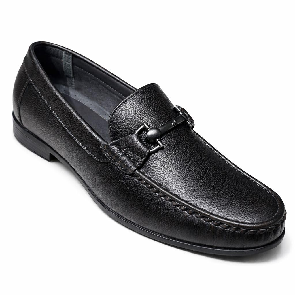 Black Bit Loafers Size 10