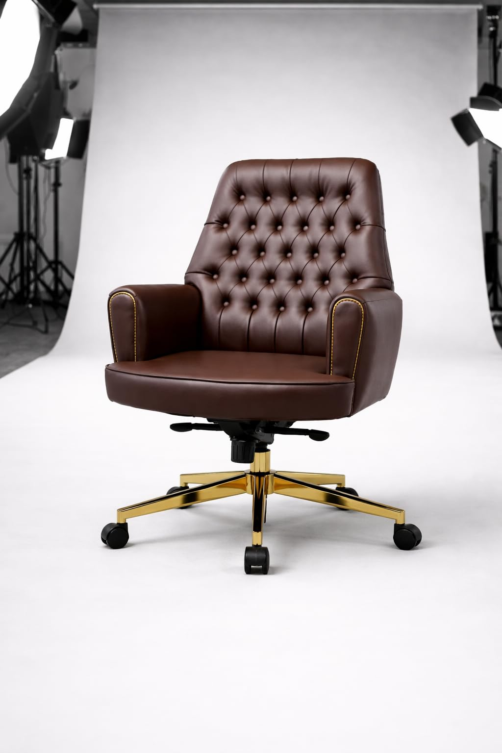 Brown Leather Executive Chair
