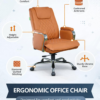 Tan Brown Ergonomic Chair