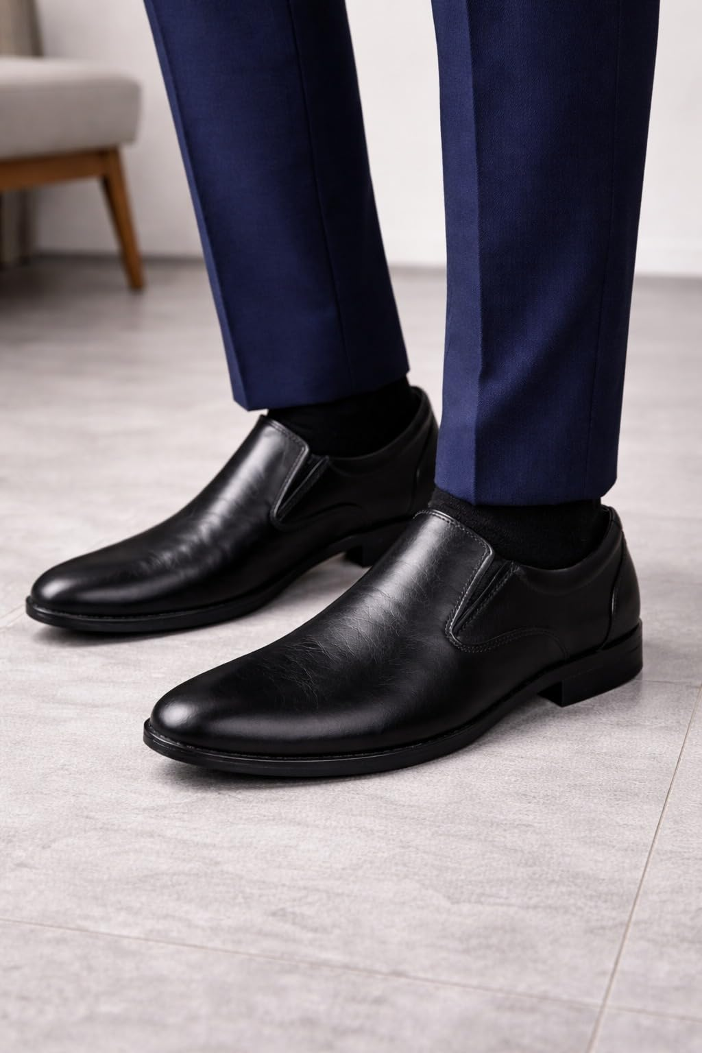 Black Formal Loafers Size 8-9