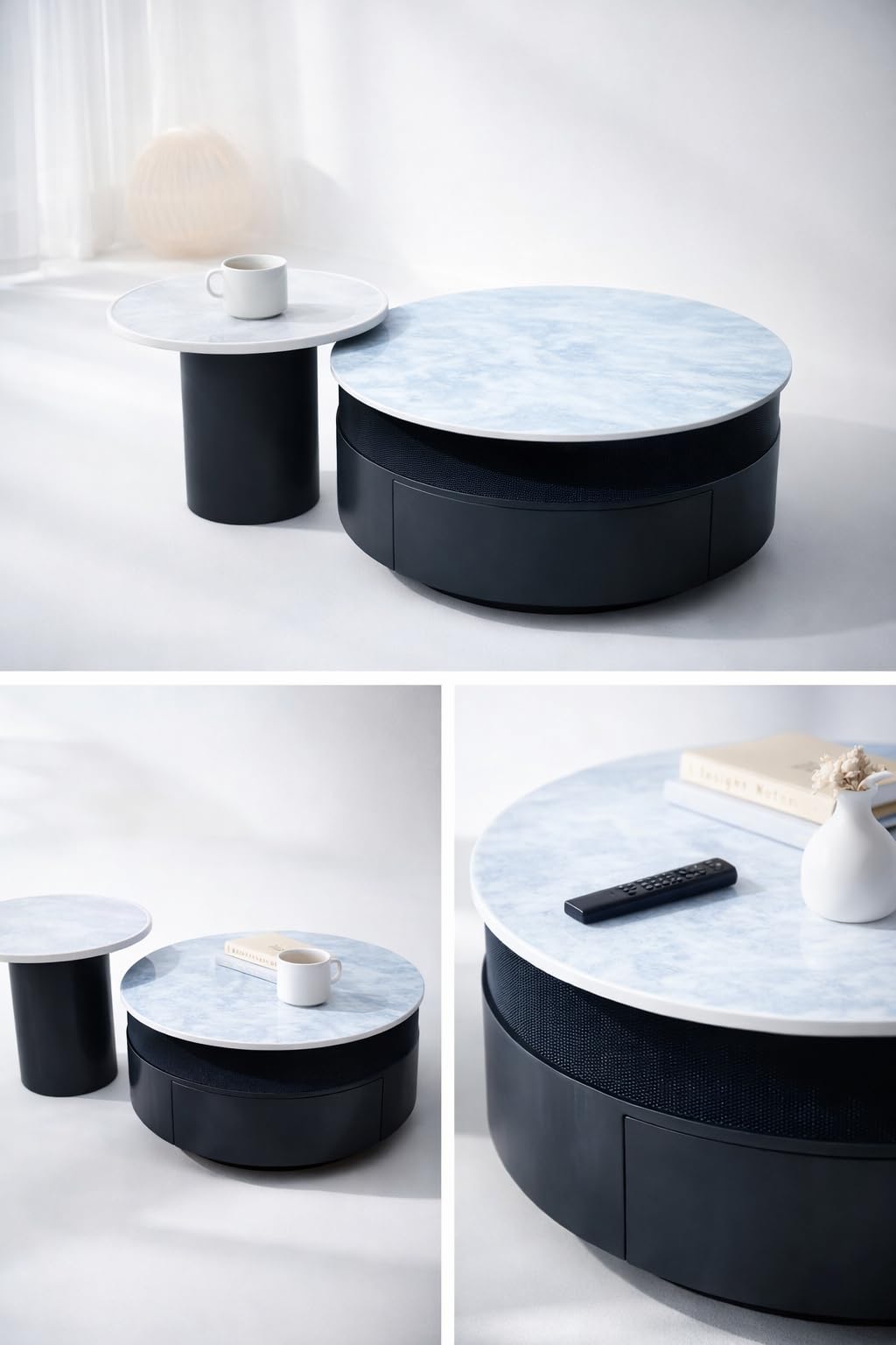 Round Coffee Table Set