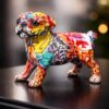Colourful Pug Sculpture