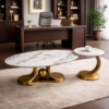 Oval Coffee Table Set 031