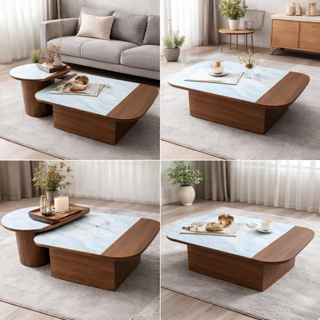 Ceramic Marble Coffee Table