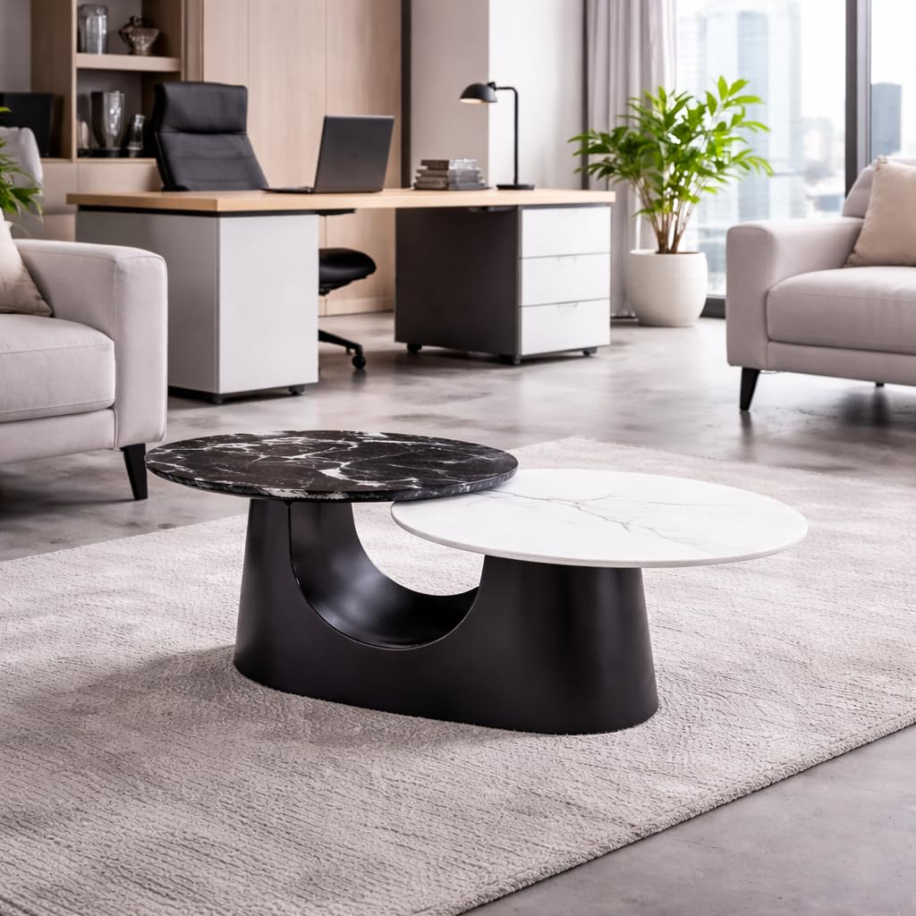 Dual Marble Coffee Table