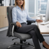 Grey Mid-Back Office Chair