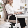 Beige Ergonomic Office Chair