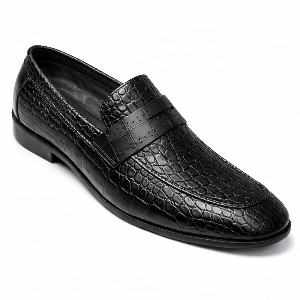 Black Penny Loafers Size 7