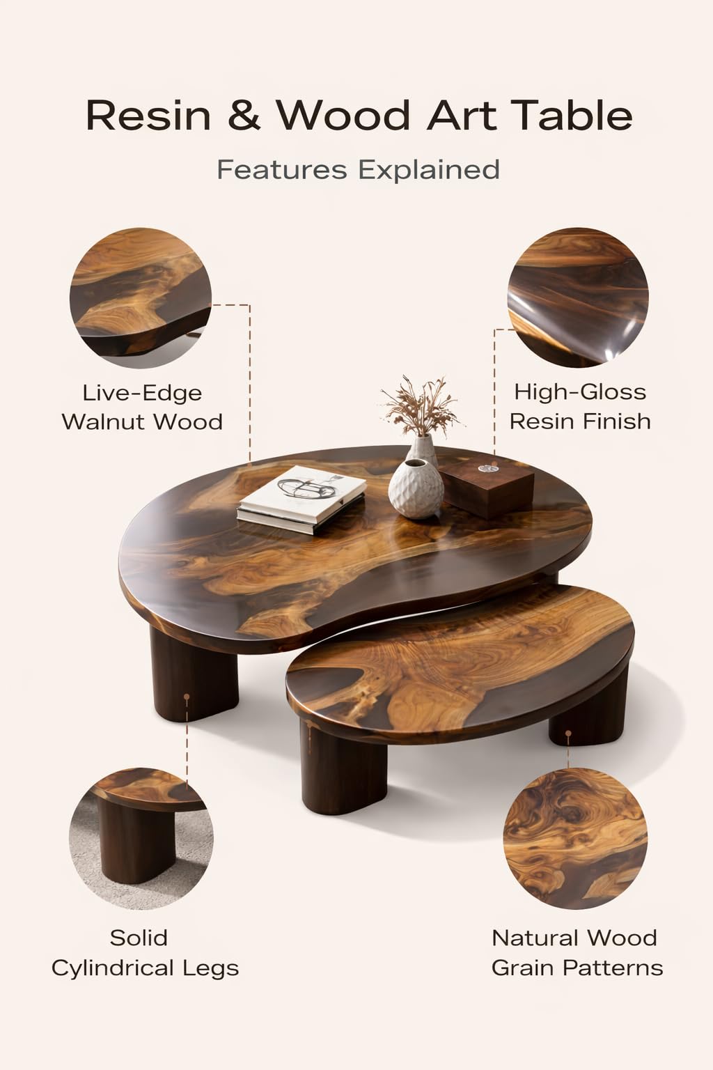 Modern Nesting Table