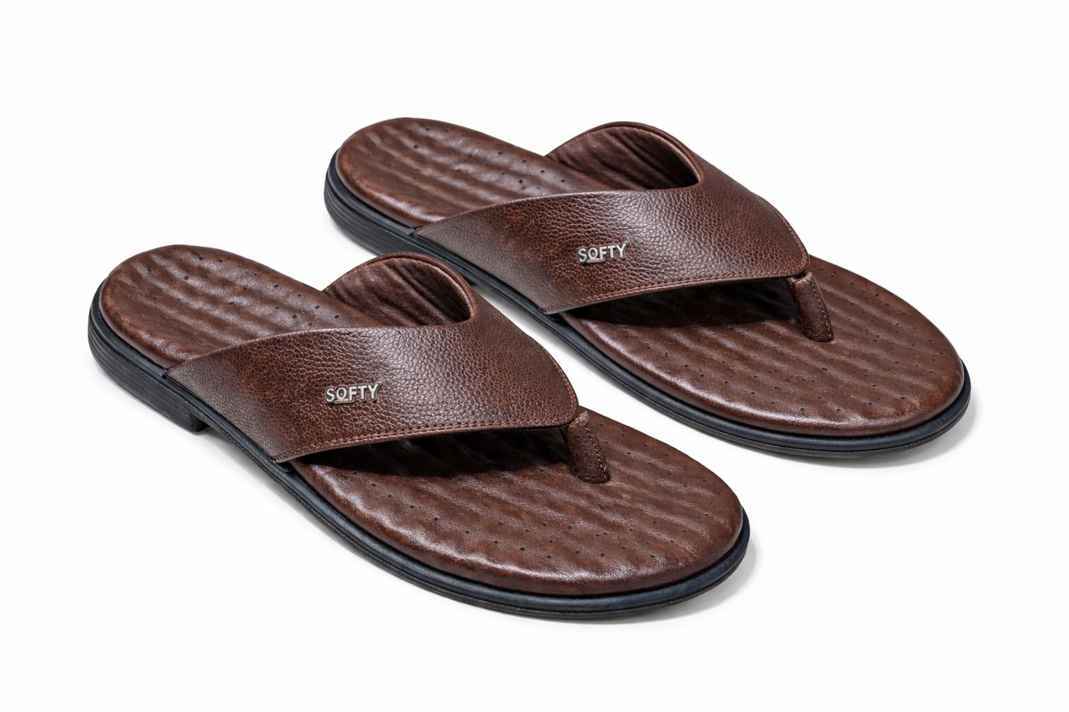 Textured Footbed Slippers