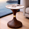 Marble Tulip Side Table