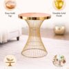 Round Coffee Table with Storage