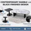 Oval Coffee Table Set 015