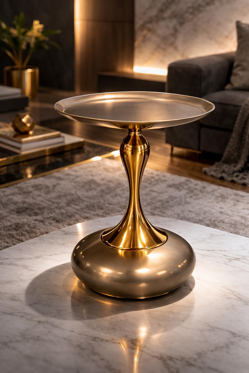 Rose Gold Accent Table