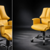Yellow Mid-Back Office Chair