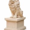 Sitting Hound Dog Statue