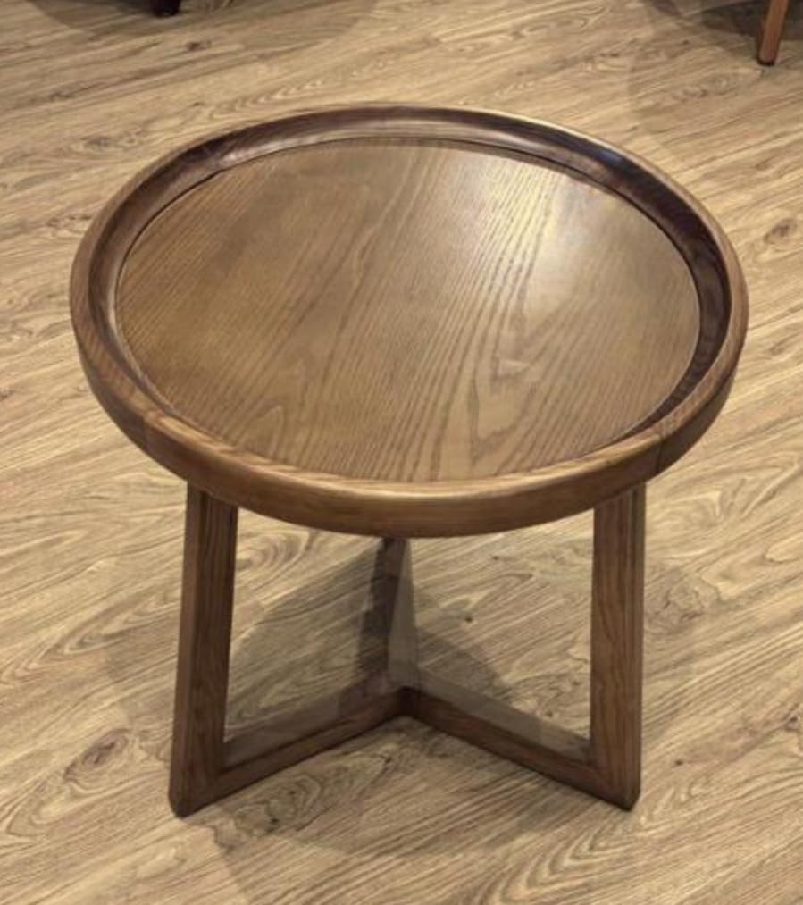 Cross Base Side Table