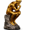 Thinker Gold Sculpture
