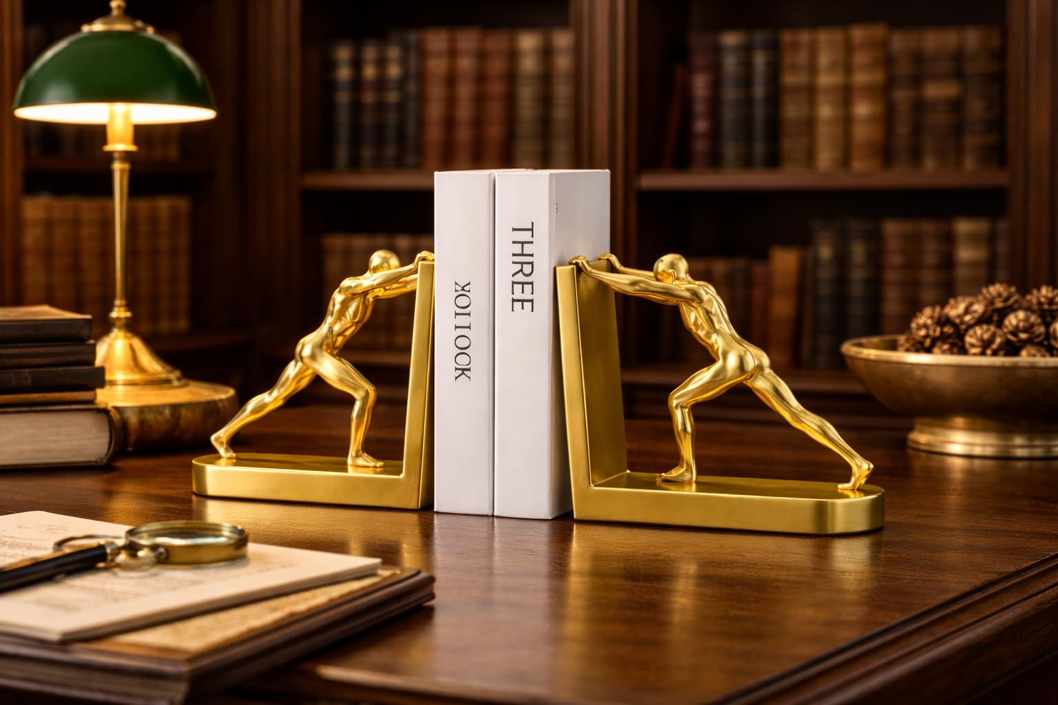 Elite Athlete Bookends Set