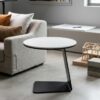 Wood Center Table with Cane