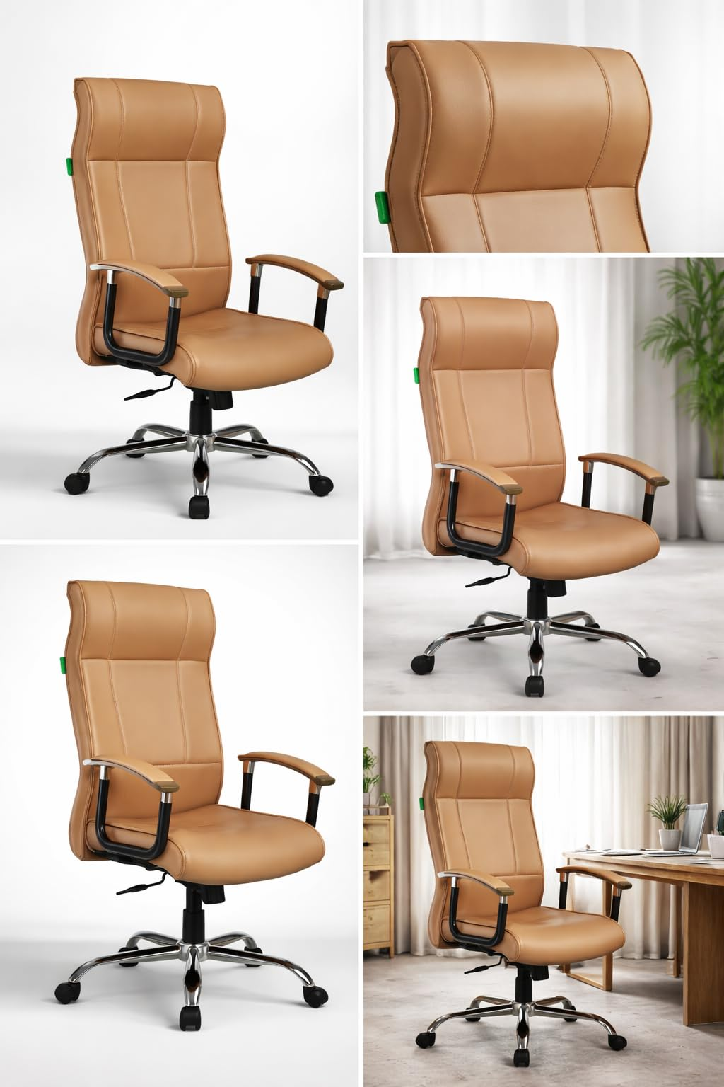 Tan Ergonomic Office Chair