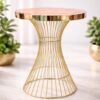 Rose Gold Accent Table