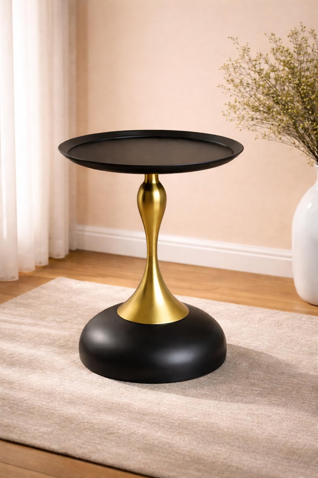 Black Gold Side Table